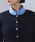 【POLO BCS】VIS別注ミニケーブルノーカラーカーディガン