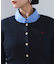 【POLO BCS】VIS別注ミニケーブルノーカラーカーディガン