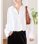 【WEB限定】バルーンペプラムブラウス