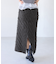 フリンジニットナロースカート