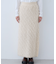 フリンジニットナロースカート
