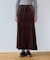 ベロアナロースカート