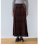 ベロアナロースカート
