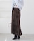 ベロアナロースカート