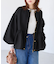【WEB限定】バルーンスリーブペプラムブルゾン