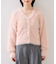 ラビットファーVネックカーディガン/イージーケア・WEB限定カラー