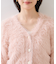 ラビットファーVネックカーディガン/イージーケア・WEB限定カラー