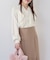【WEB限定】スキッパーフリルデザインブラウス