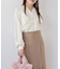 【WEB限定】スキッパーフリルデザインブラウス
