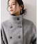 尾州シャギースタンドカラーロングコート/WEB限定PS・TMサイズ