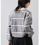 【WEB/一部店舗限定】ボーダー柄ポロニットプルオーバー