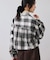 【WEB/一部店舗限定】オンブレチェックショートシャツ