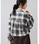 【WEB/一部店舗限定】オンブレチェックショートシャツ