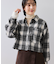 【WEB/一部店舗限定】オンブレチェックショートシャツ