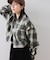 【WEB/一部店舗限定】オンブレチェックショートシャツ
