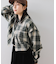 【WEB/一部店舗限定】オンブレチェックショートシャツ