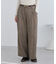 ツイード2タックワイドパンツ