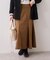 エスカルゴ切替スエードライクスカート