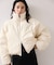 【WEB限定】軽くてあたたかいパディングショートボリュームダウンブルゾン