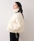【WEB限定】軽くてあたたかいパディングショートボリュームダウンブルゾン