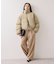 【WEB限定】軽くてあたたかいパディングショートボリュームダウンブルゾン