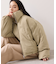 【WEB限定】軽くてあたたかいパディングショートボリュームダウンブルゾン