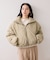 【WEB限定】軽くてあたたかいパディングショートボリュームダウンブルゾン