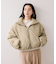 【WEB限定】軽くてあたたかいパディングショートボリュームダウンブルゾン