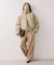 【WEB限定】軽くてあたたかいパディングショートボリューム中綿ブルゾン