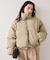 【WEB限定】軽くてあたたかいパディングショートボリューム中綿ブルゾン