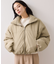 【WEB限定】軽くてあたたかいパディングショートボリューム中綿ブルゾン