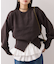 【WEB限定】裾ジップニットプルオーバー
