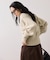 【WEB限定】裾ジップニットプルオーバー