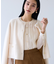 【WEB限定】ゴールドボタンタックブラウス