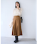 【WEB限定】ゴールドボタンタックブラウス