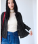 【WEB限定】ゴールドボタンタックブラウス