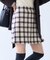ロービングチェックミニスカート