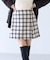 ロービングチェックミニスカート