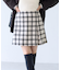 ロービングチェックミニスカート