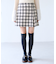 ロービングチェックミニスカート