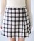 ロービングチェックミニスカート