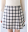 ロービングチェックミニスカート