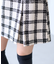 ロービングチェックミニスカート