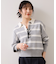 ワンポイント刺繍ポロニットプルオーバー