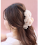 シフォンバンスヘアクリップ