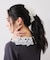 シフォンバンスヘアクリップ