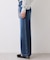ベルト付きワイドシルエットデニムパンツ