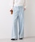 ベルト付きワイドシルエットデニムパンツ