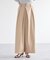 フロントタックデザインワイドパンツ