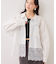 裾レースドッキングシャツ